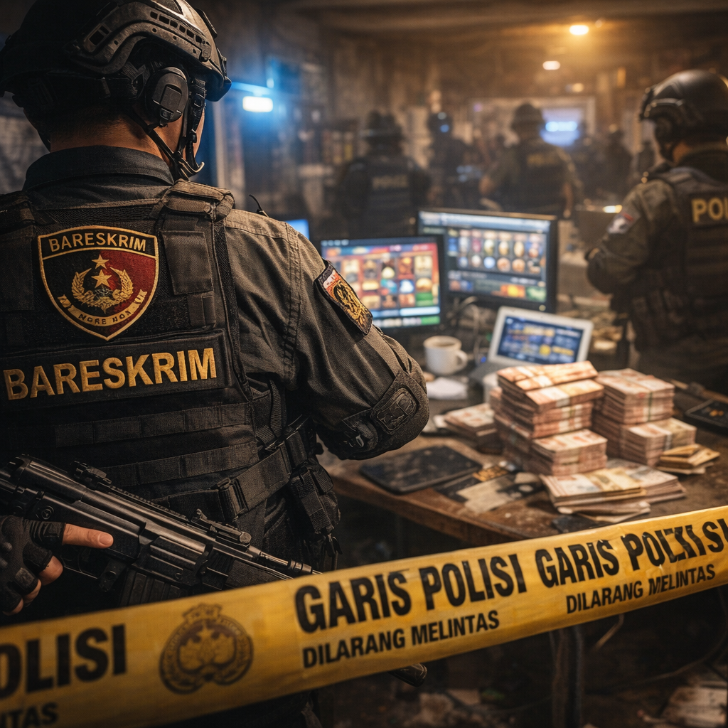 Bareskrim Tangkap Judi Online Sita Rp55 Miliar Sistem Payment